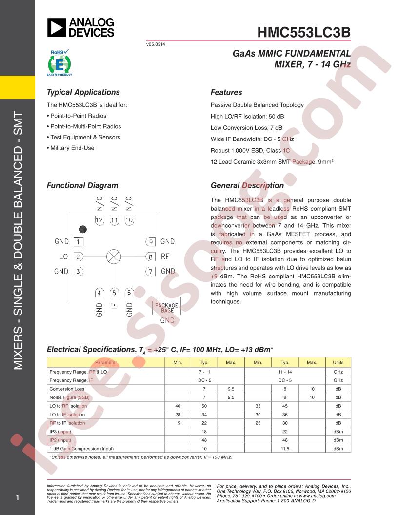 HMC553LC3B