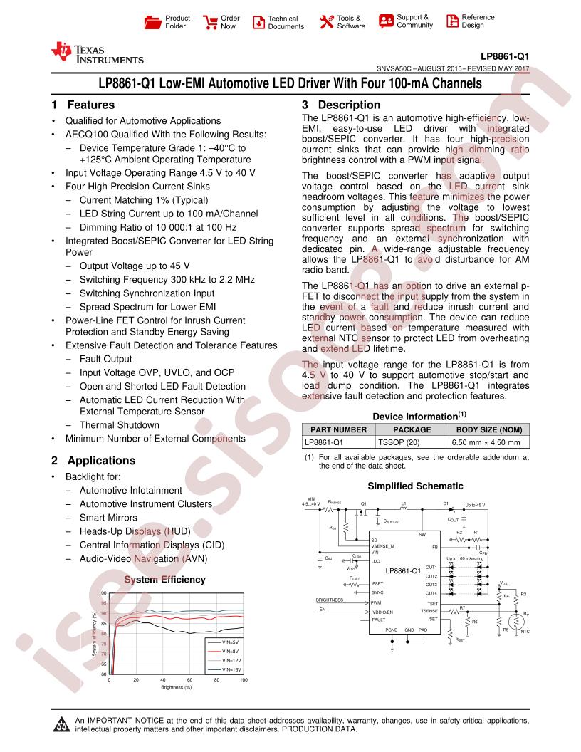 LP8861-Q1 Datasheet