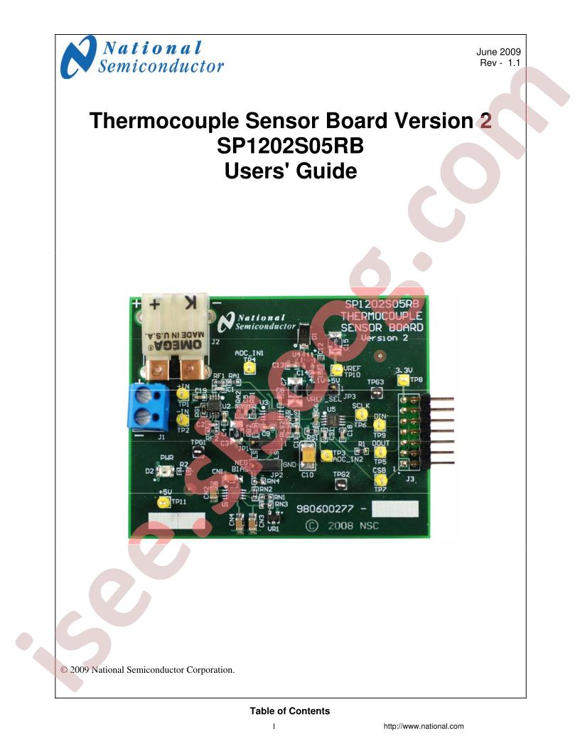 SP1202S05RB User Guide