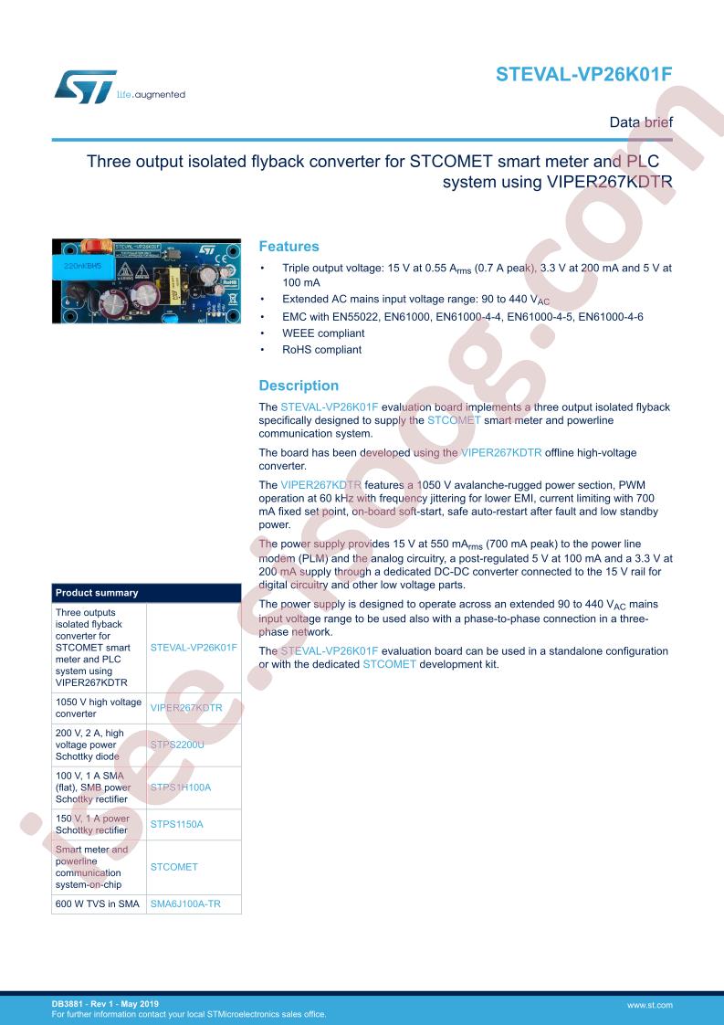 STEVAL-VP26K01F Data Brief
