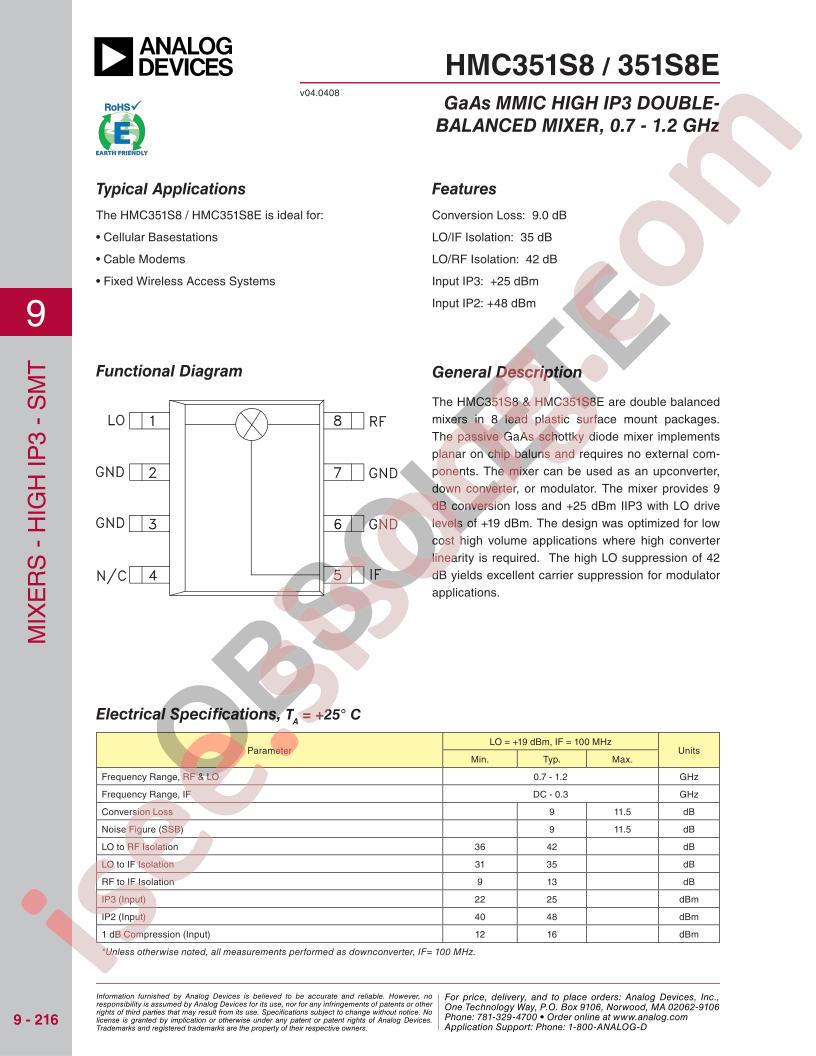 HMC351S8(E)