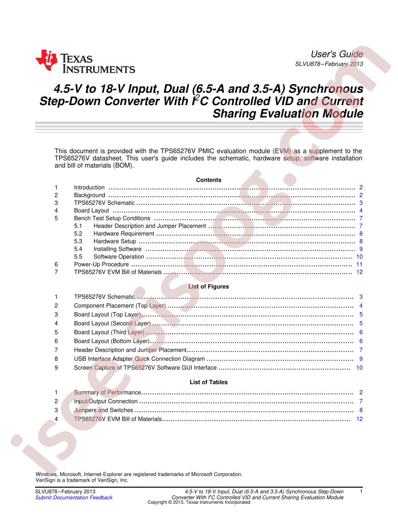 TPS65276V User Guide