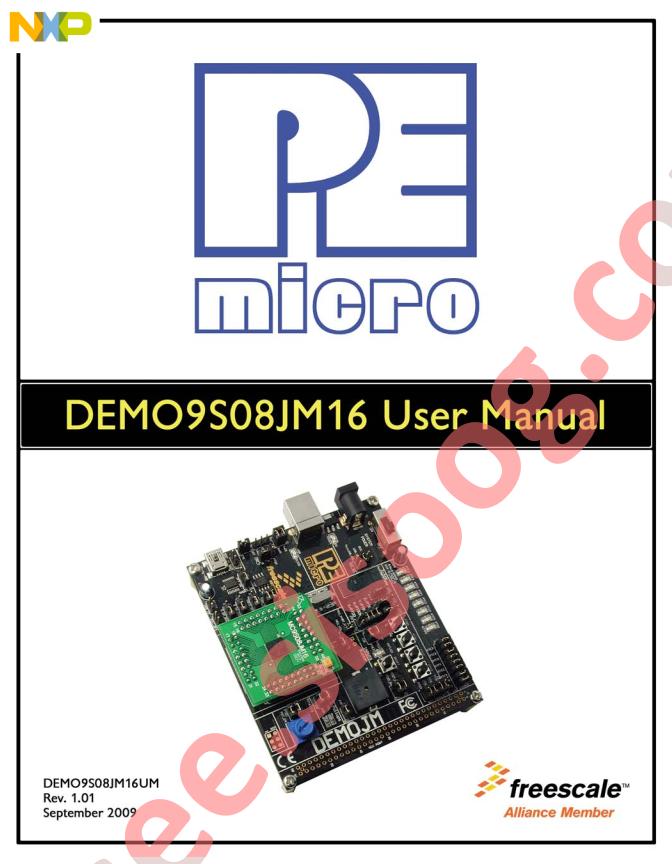 DEMO9S08JM16 User Manual