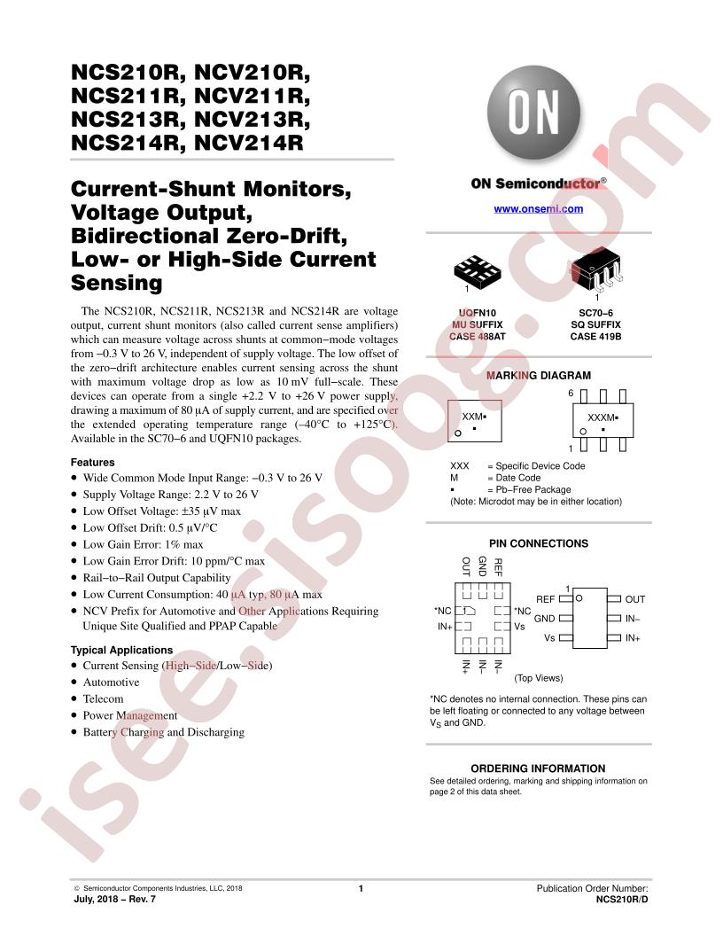NCS21xR, NCV21xR