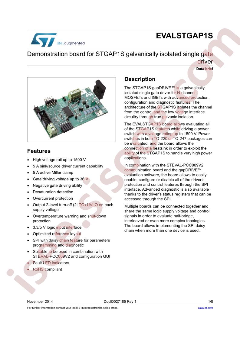 EVALSTGAP1S Data Brief