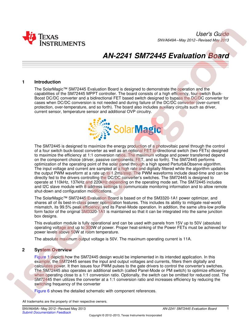 SM72445EVM User Guide