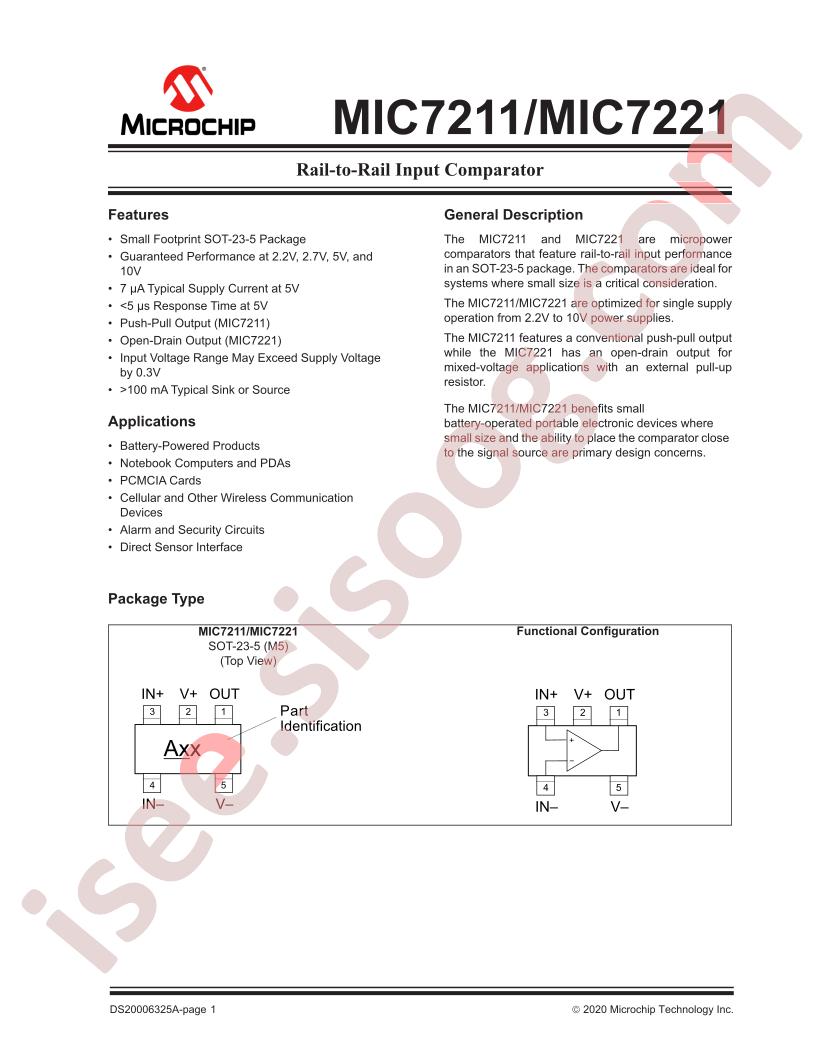 MIC7211, MIC7221