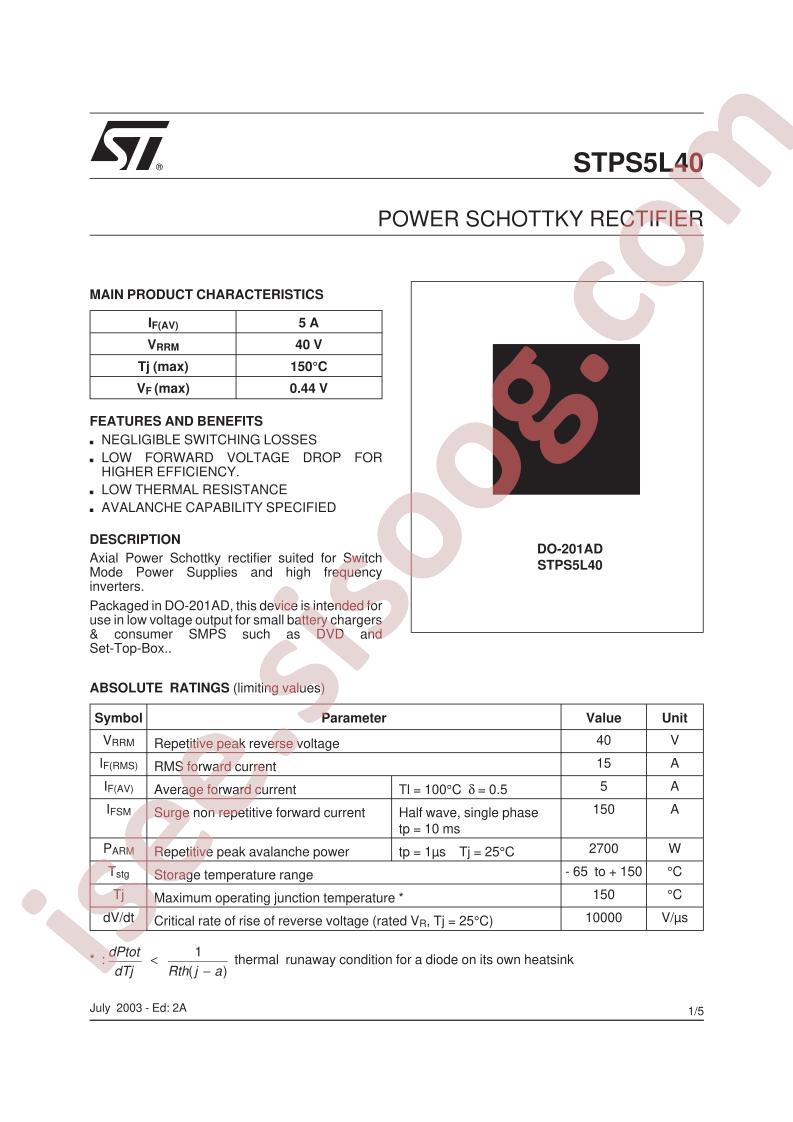 STPS5L40