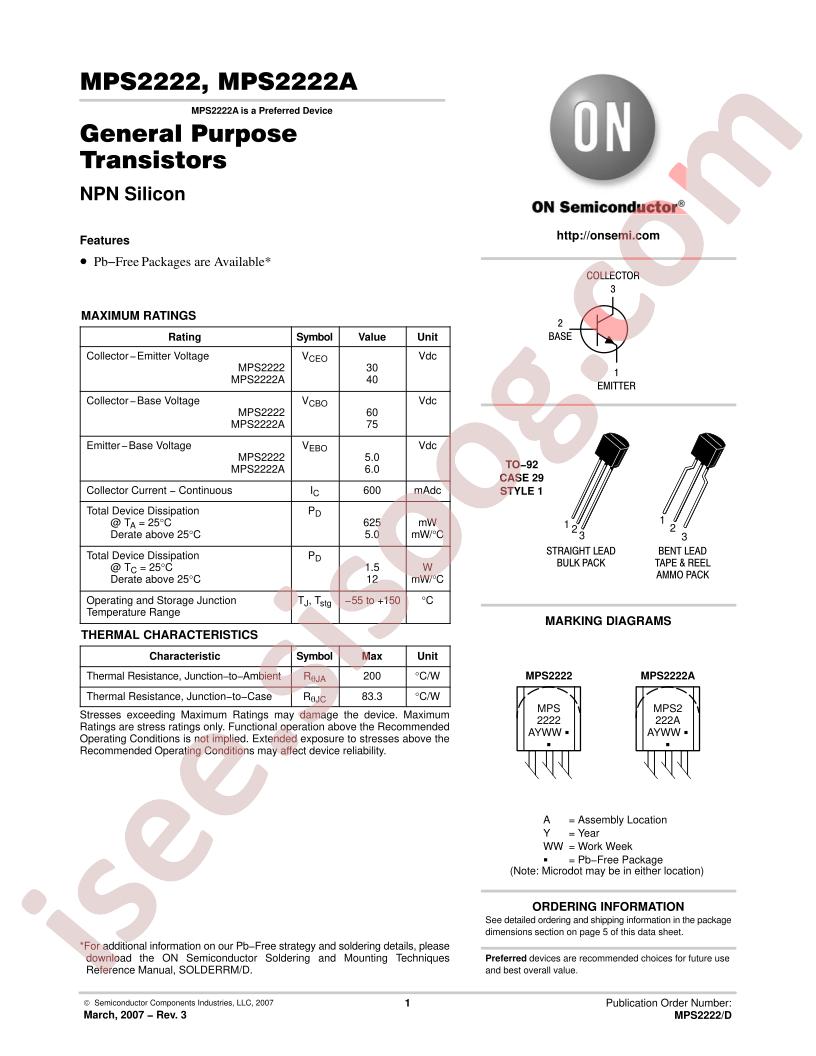 MPS2222(A)