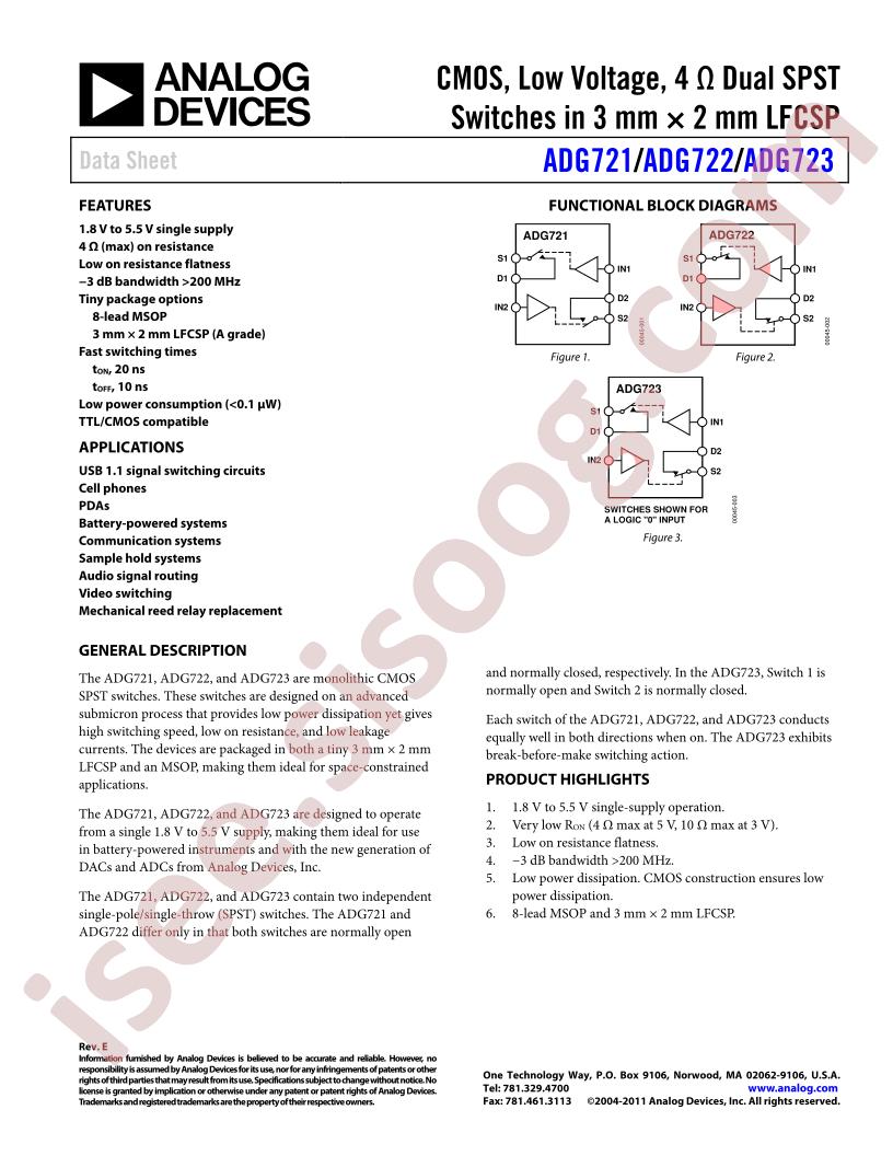 ADG721-723