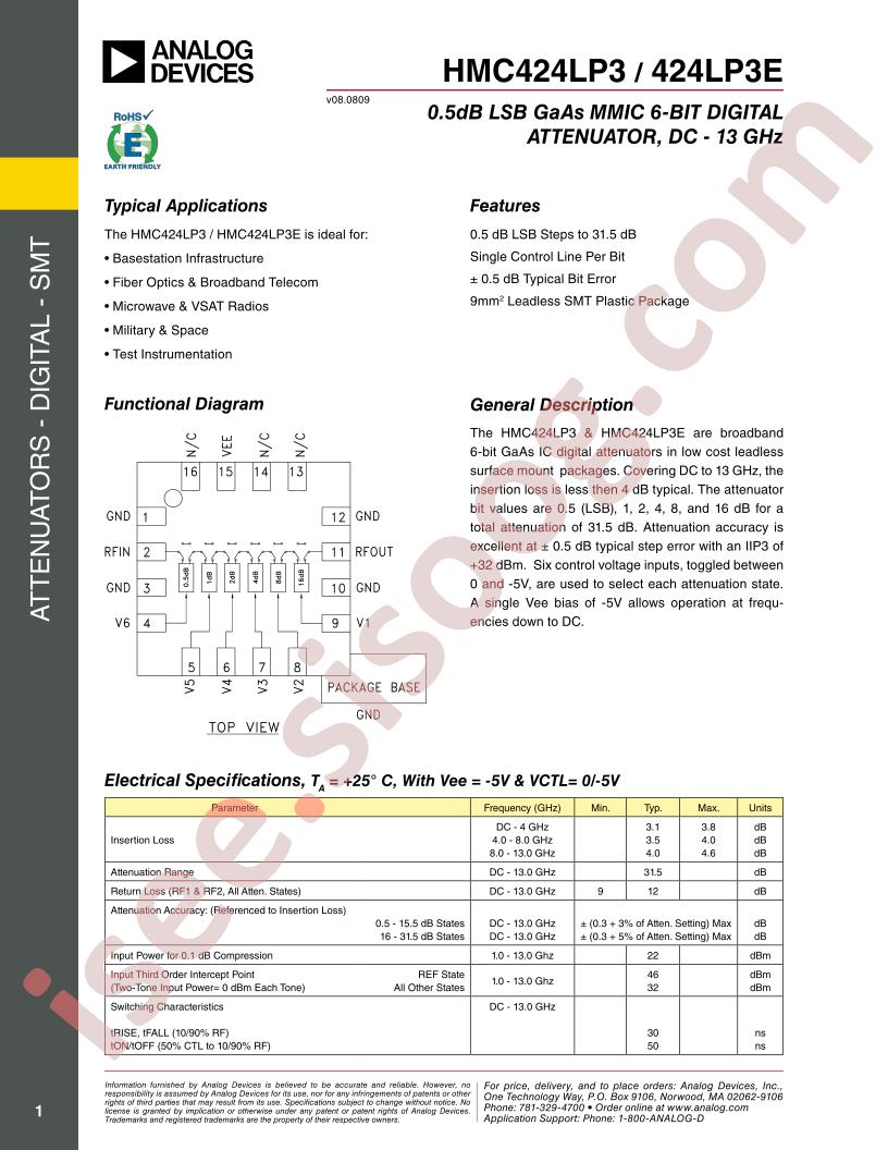 HMC424LP3(E)