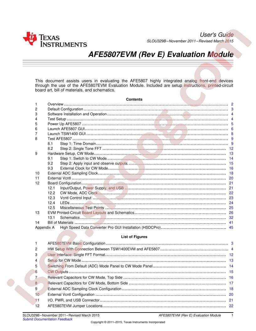 AFE5807EVM