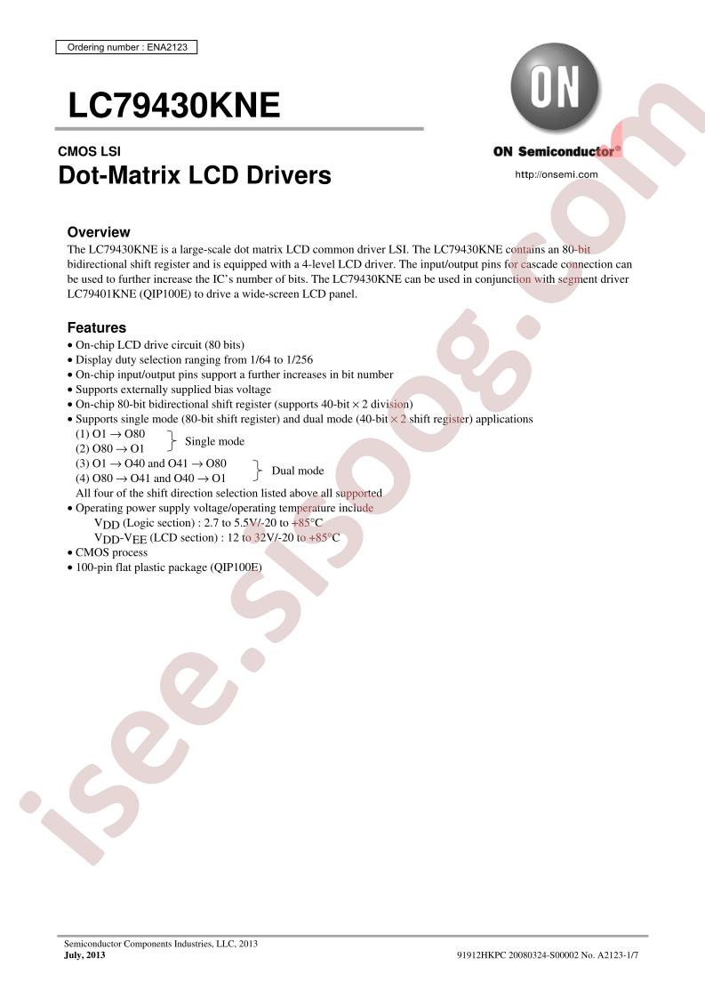 LC79430KNE