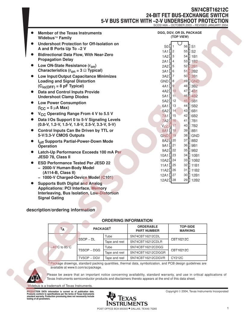 SN74CBT16212C