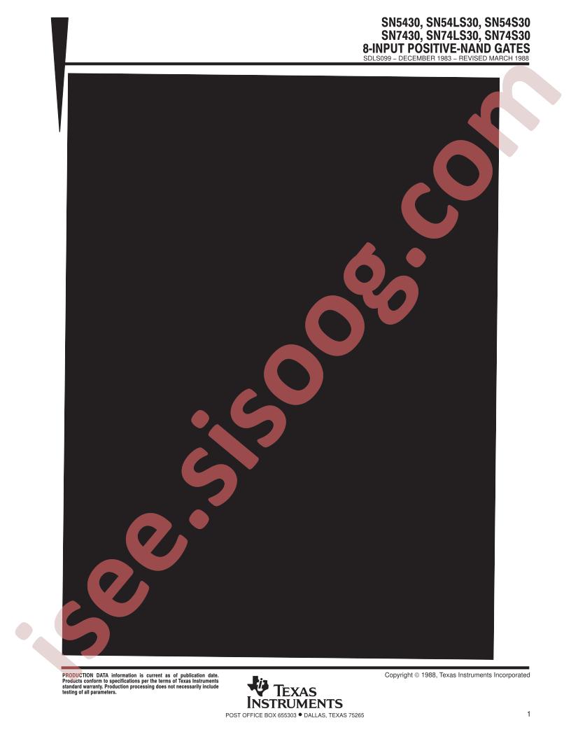 SN54,74(LS,S)30
