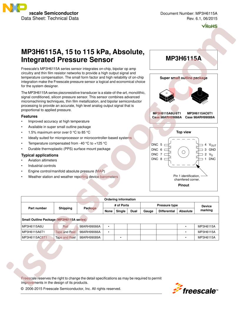 MP3H6115A Series