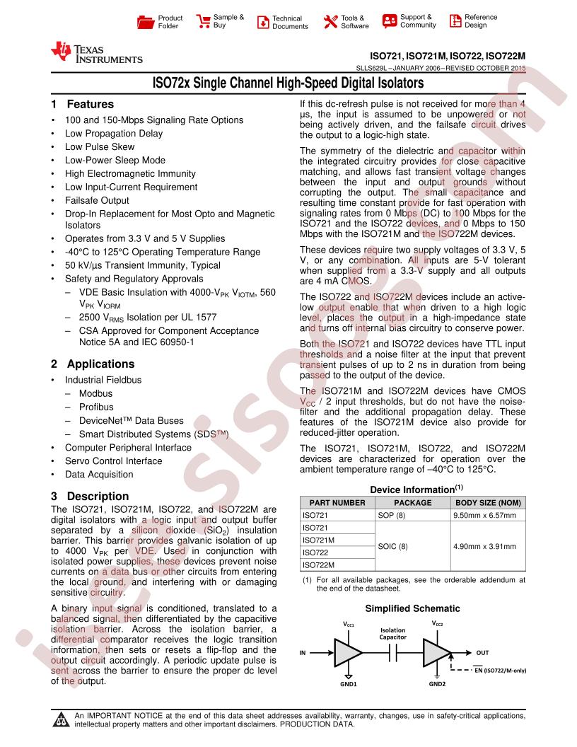ISO721,722(M)