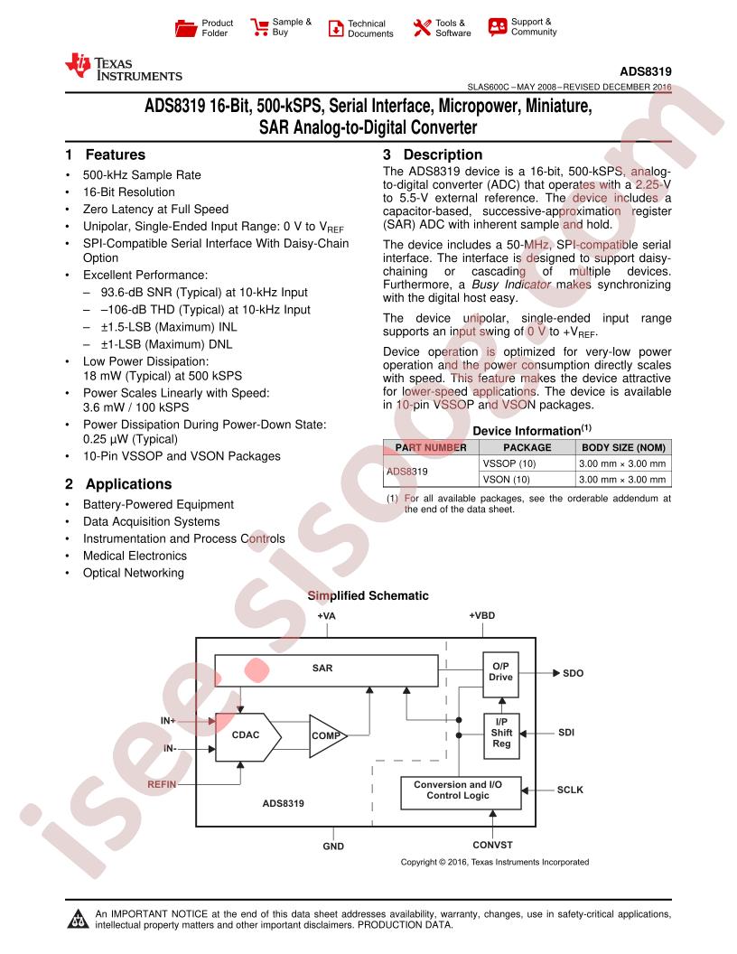 ADS8319
