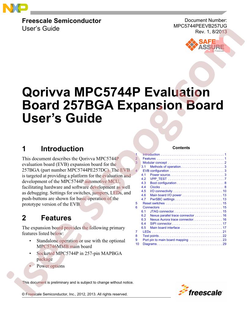 MPC5744P-EEVB257 User Guide