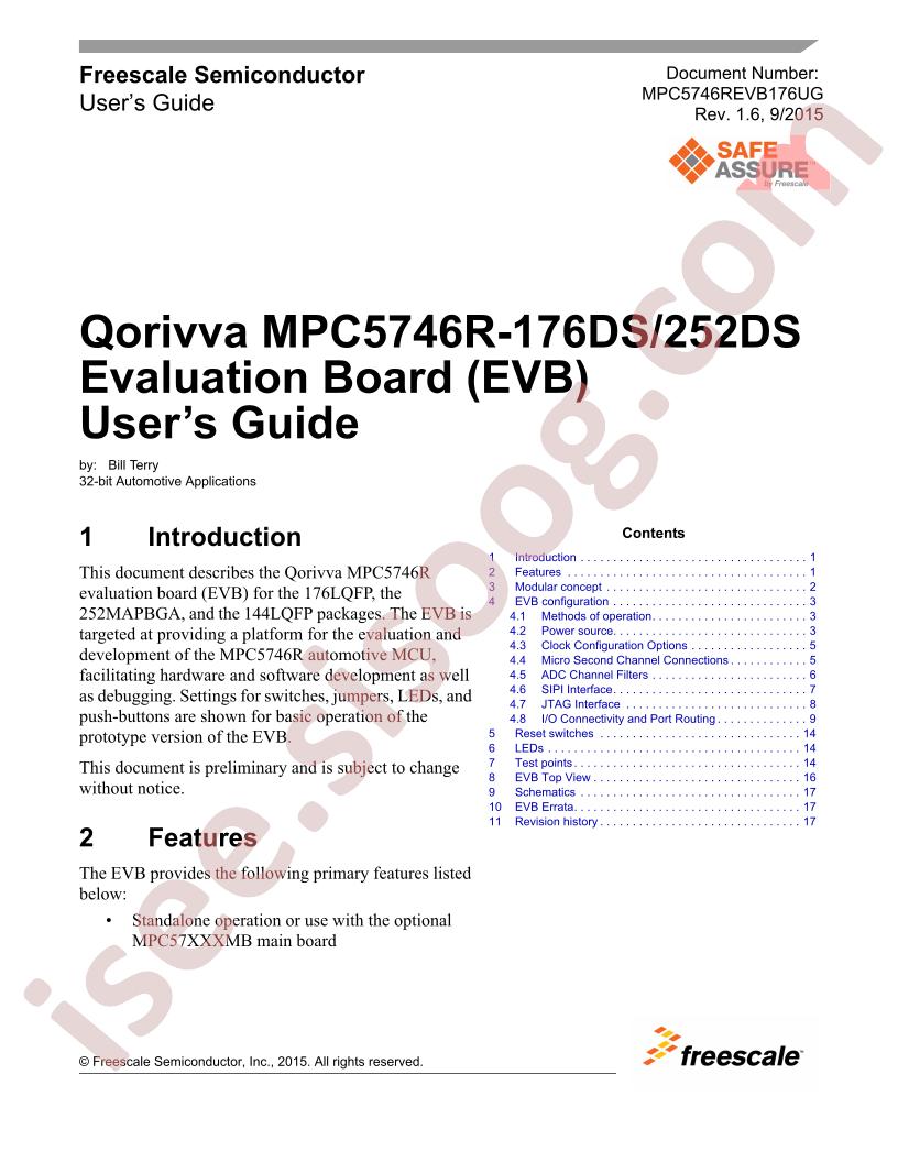 MPC5746R-176DS,252DS User Guide