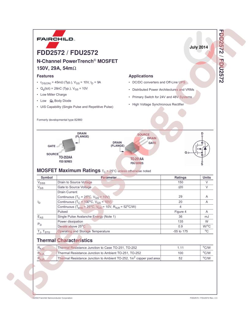 FDD2572, FDU2572