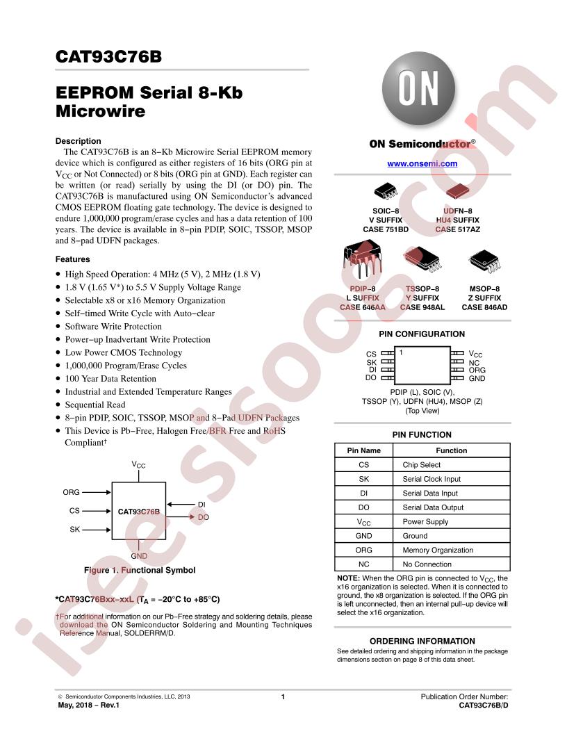 CAT93C76B
