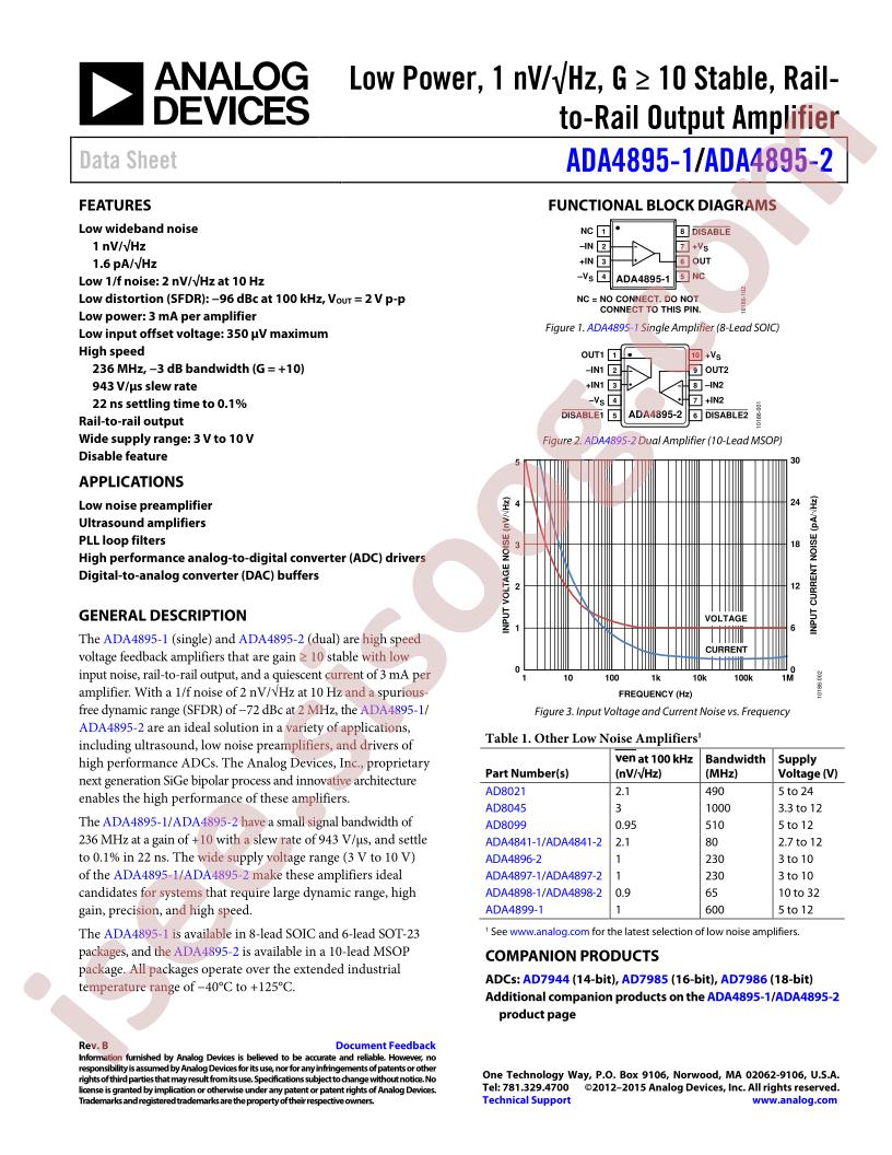 ADA4895-1,-2