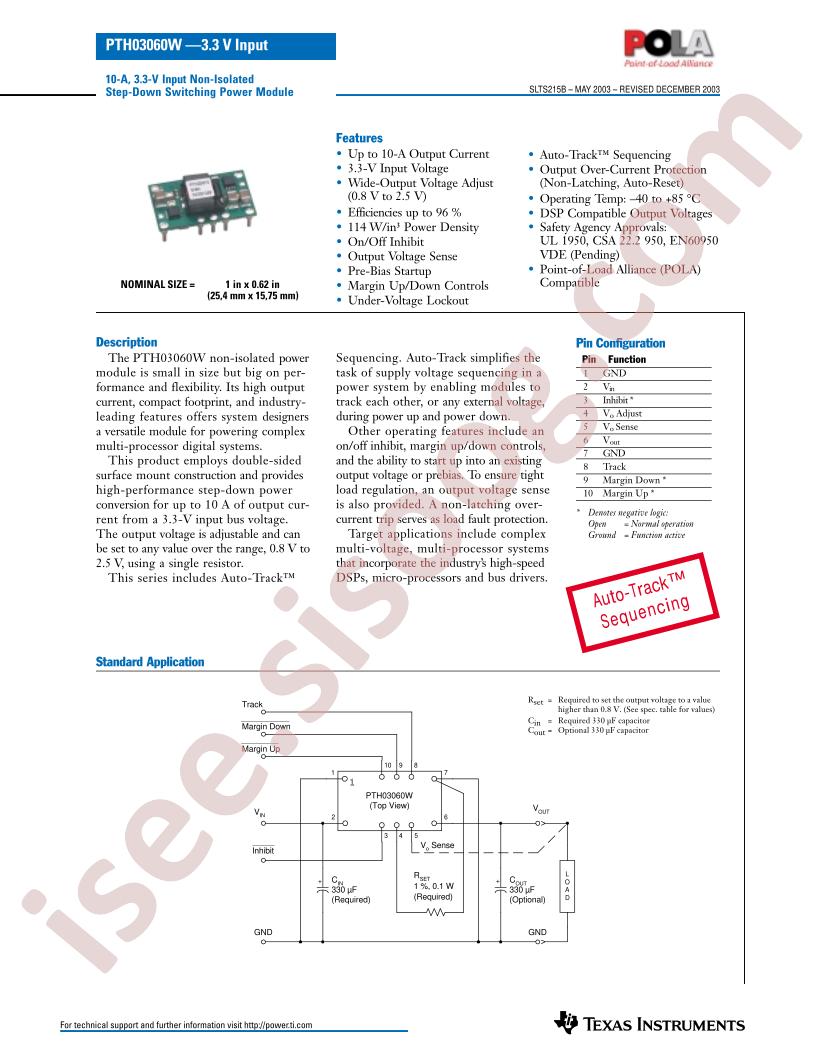 PTH03060W Series