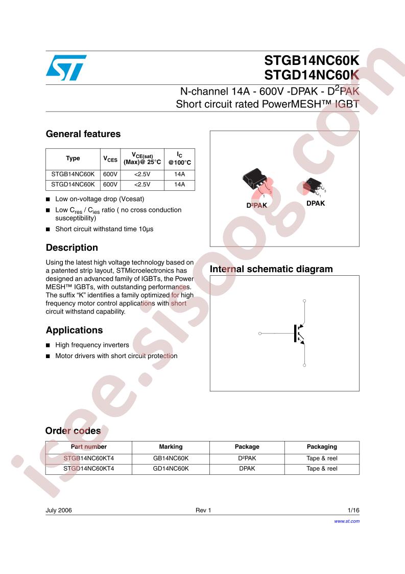 STG(B,D)14NC60K
