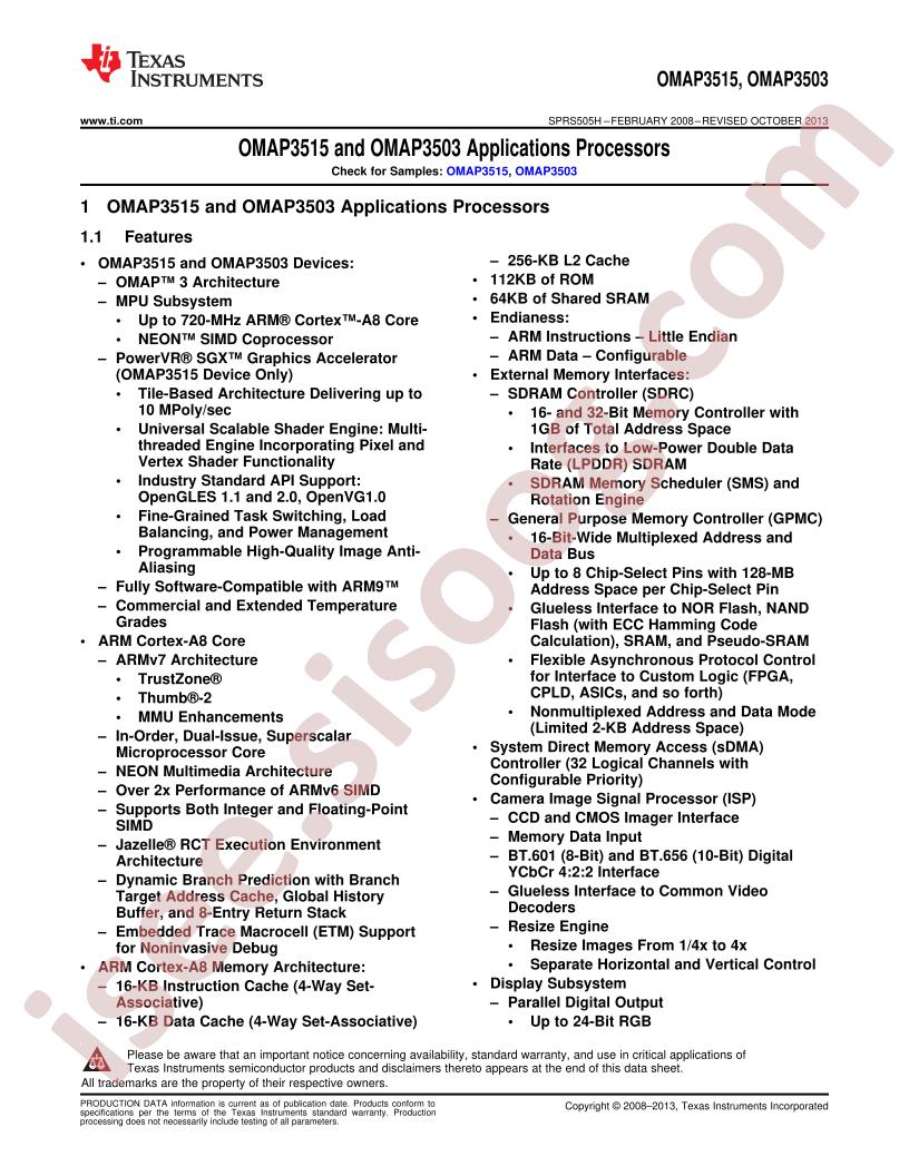 OMAP3515/03