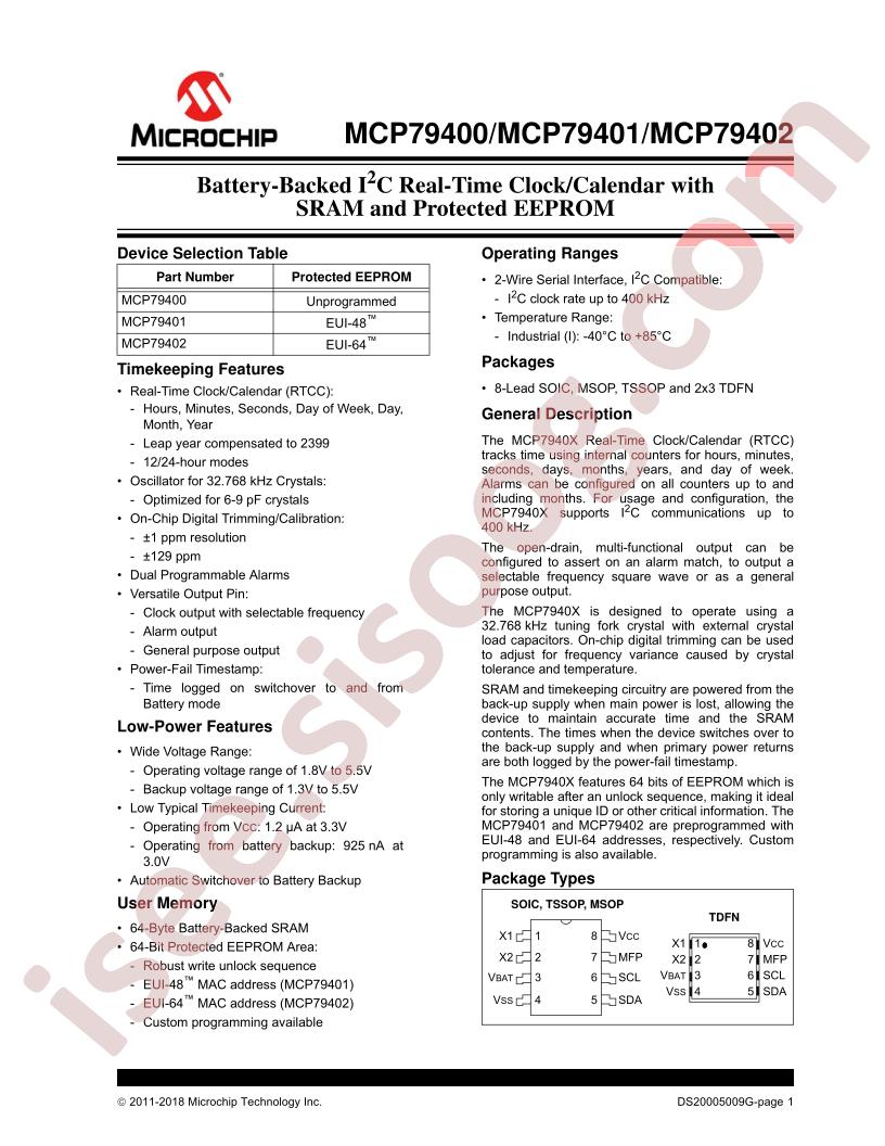 MCP79400-02 Datasheet