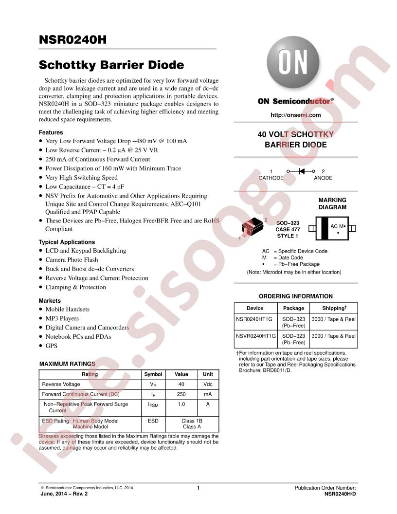 NSR0240HT1G