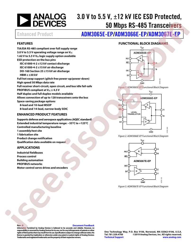 ADM3065E/66E/67E-EP