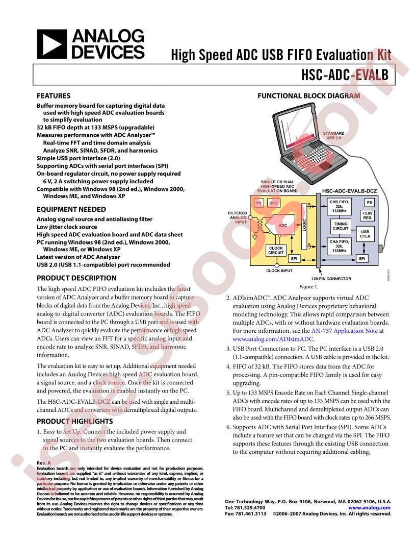 HSC-ADC-EVALB