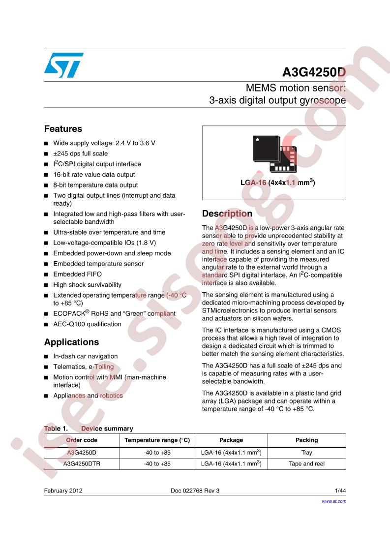 A3G4250D