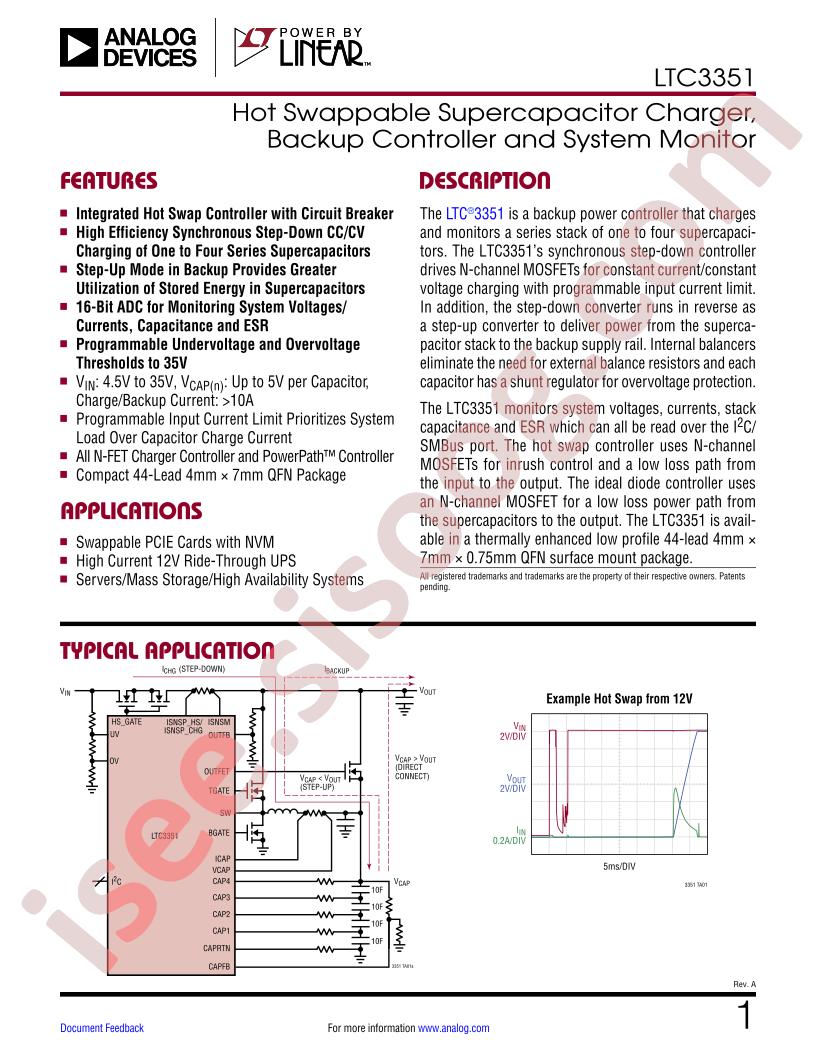 LTC3351 Datasheet