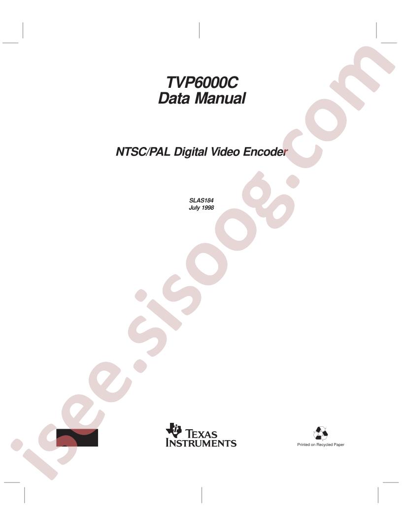 TVP6000C Data Manual