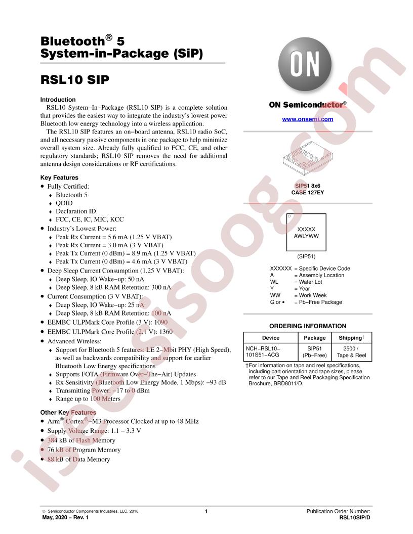 RSL10 SIP