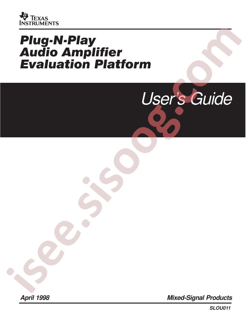 TPABASEKITEVM Users Guide
