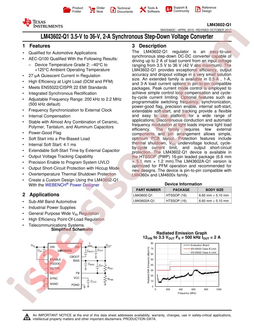 LM43602-Q1