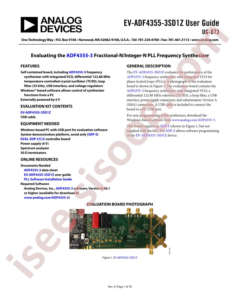 EV-ADF4355-3SD1Z Guide