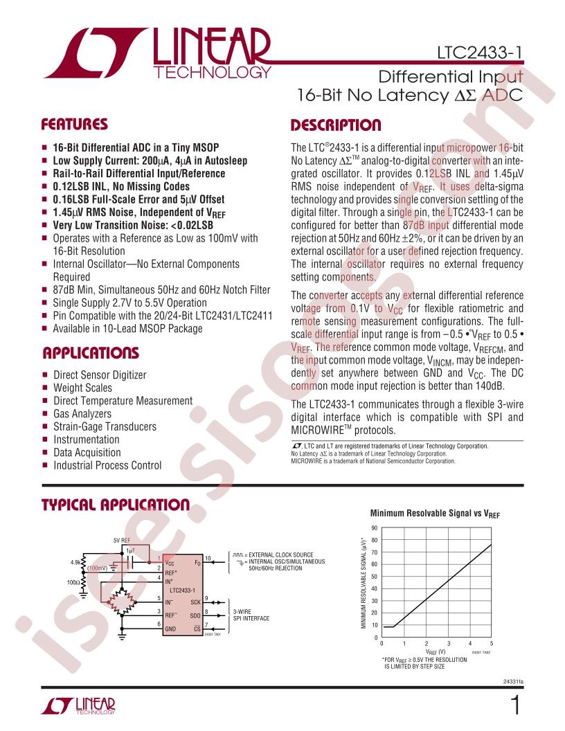 LTC2433-1