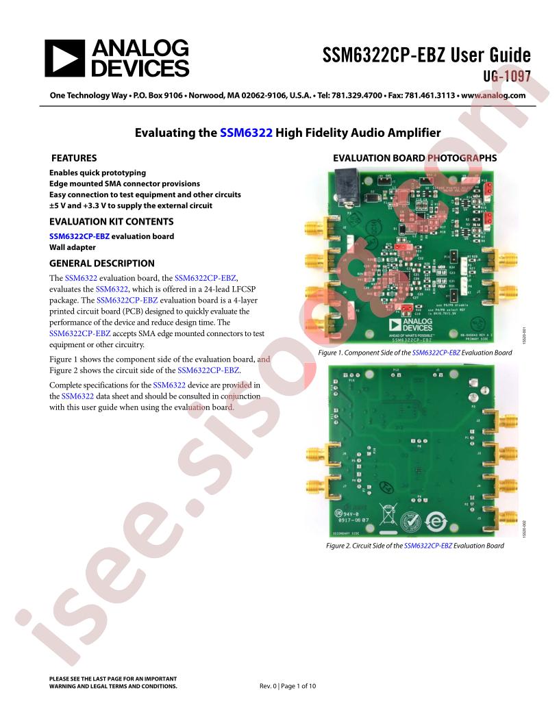 SSM6322CP-EBZ Guide