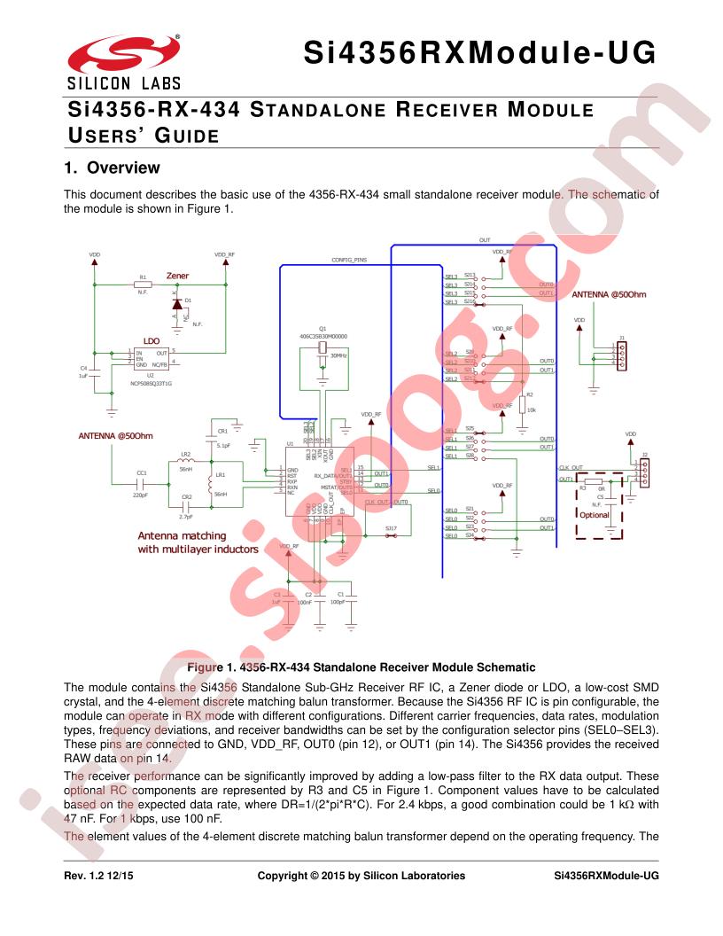 Si4356-RX-434