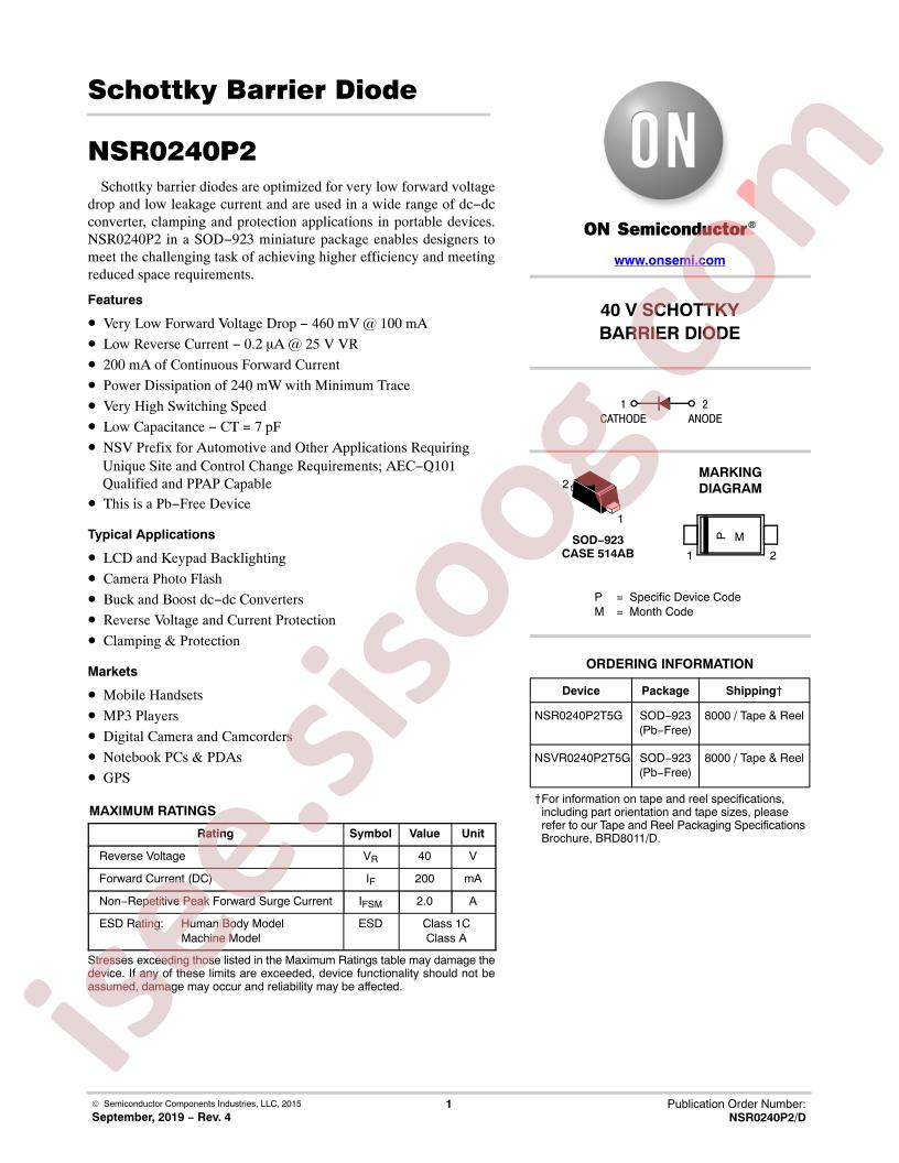 NSR0240P2T5G