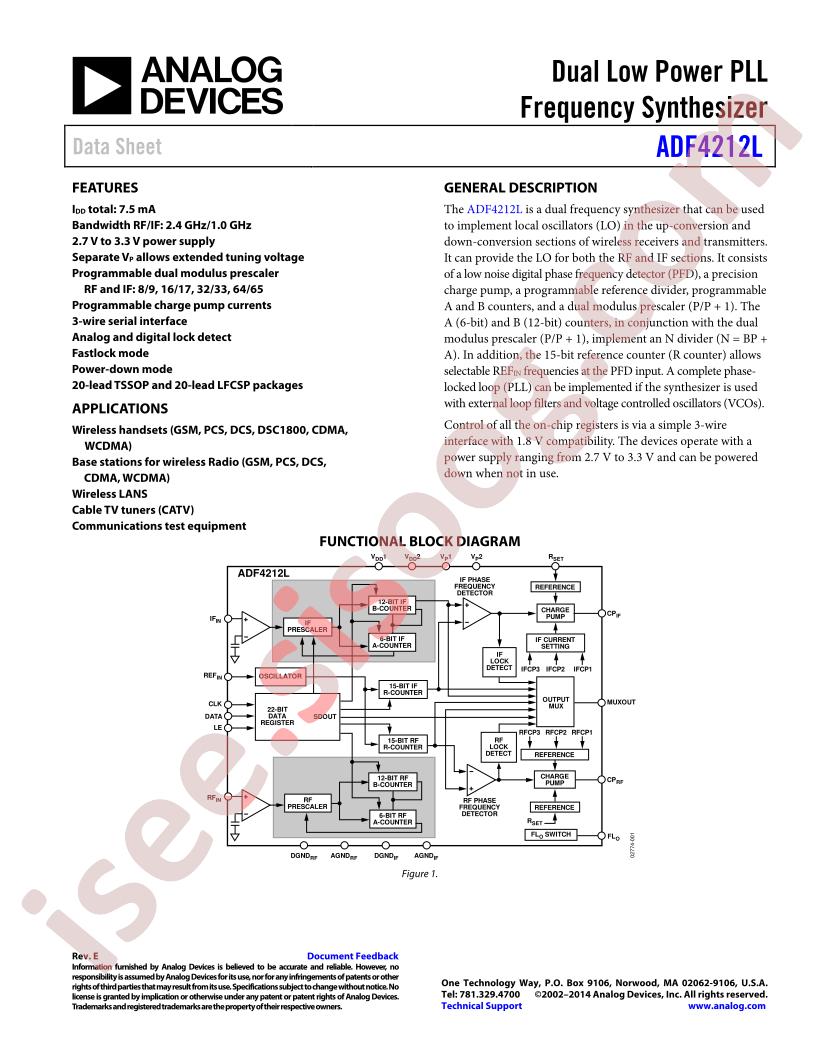 ADF4212L