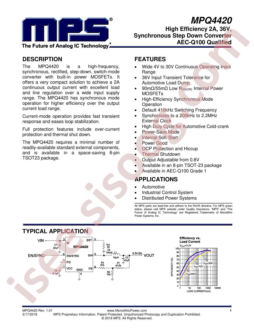 MPQ4420 Datasheet