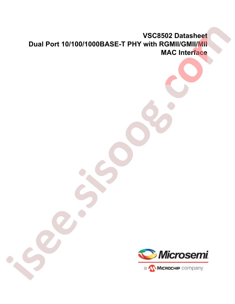 VSC8502 Datasheet