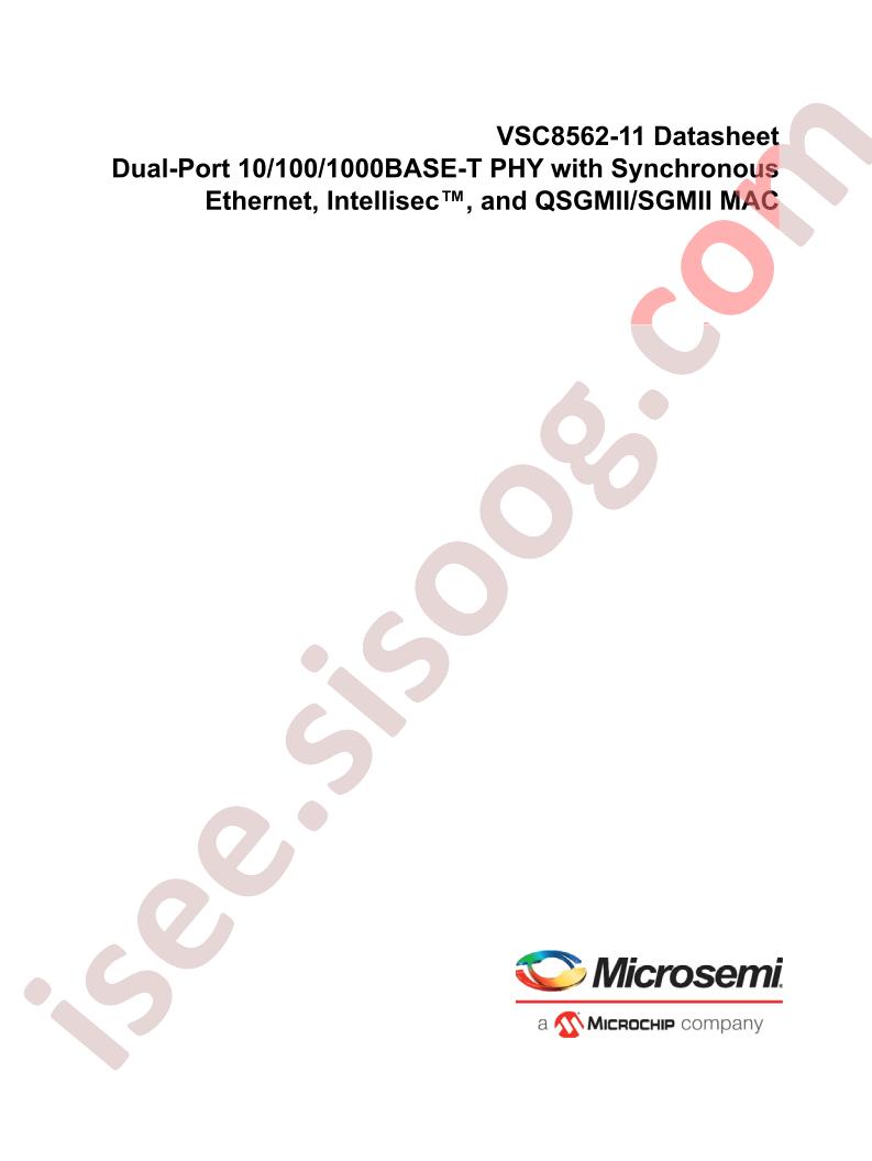 VSC8562-11 Datasheet