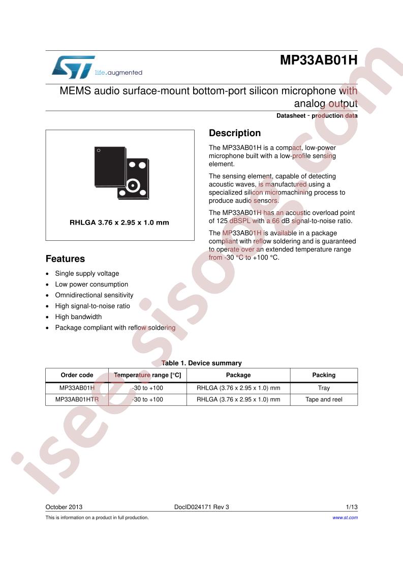 MP33AB01H